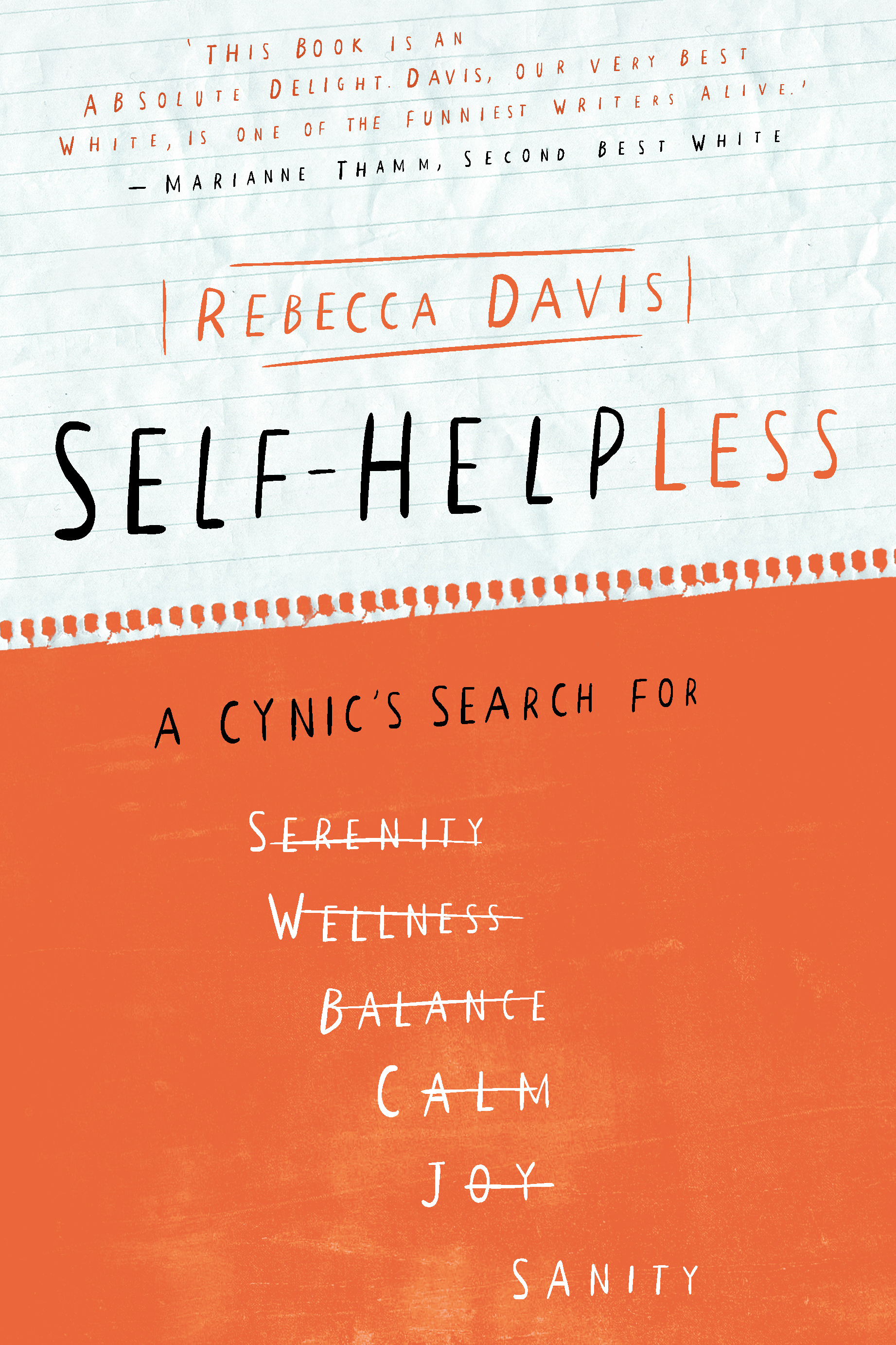 Self-helpless book cover