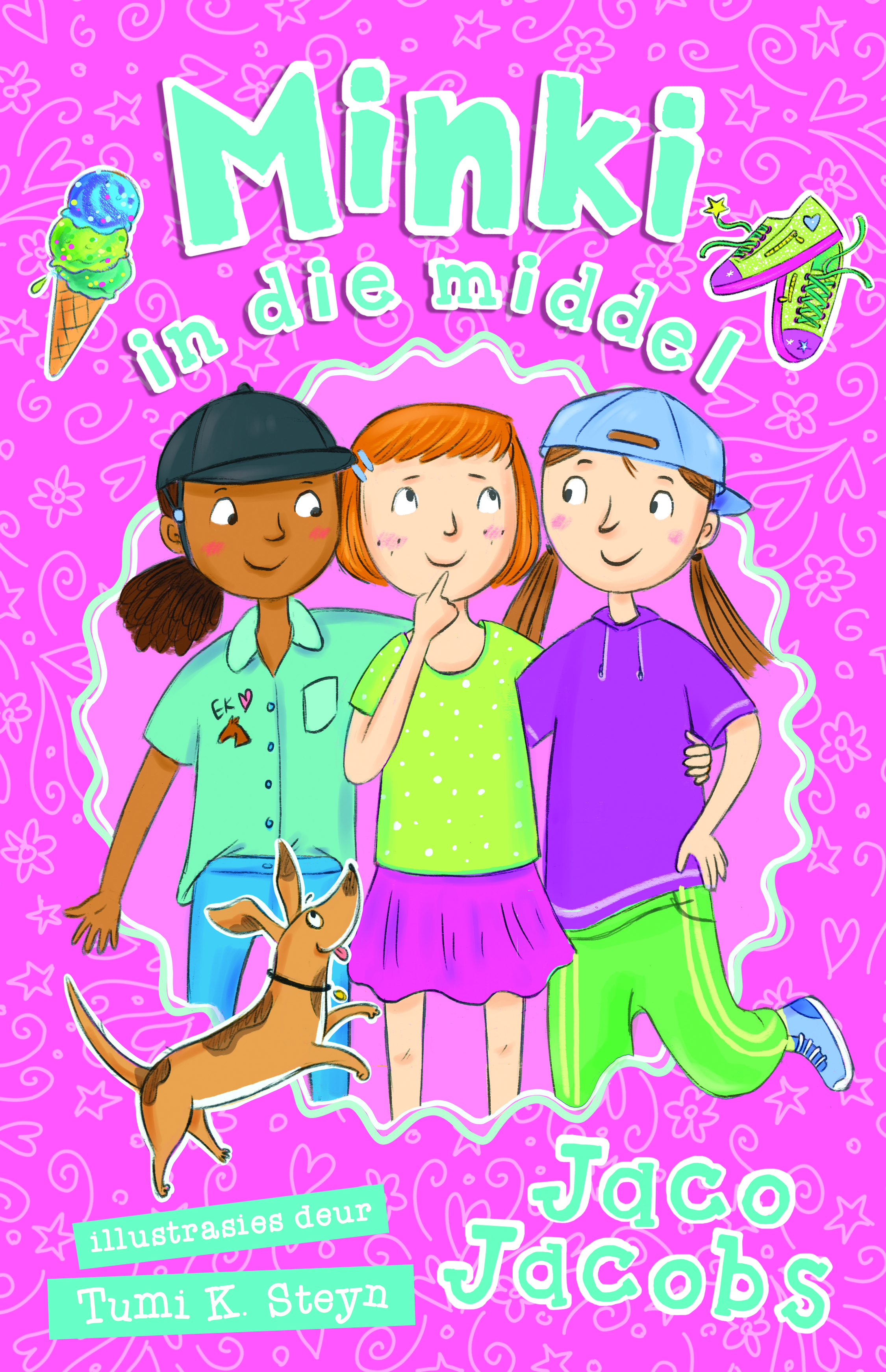 Minki in die middel book cover