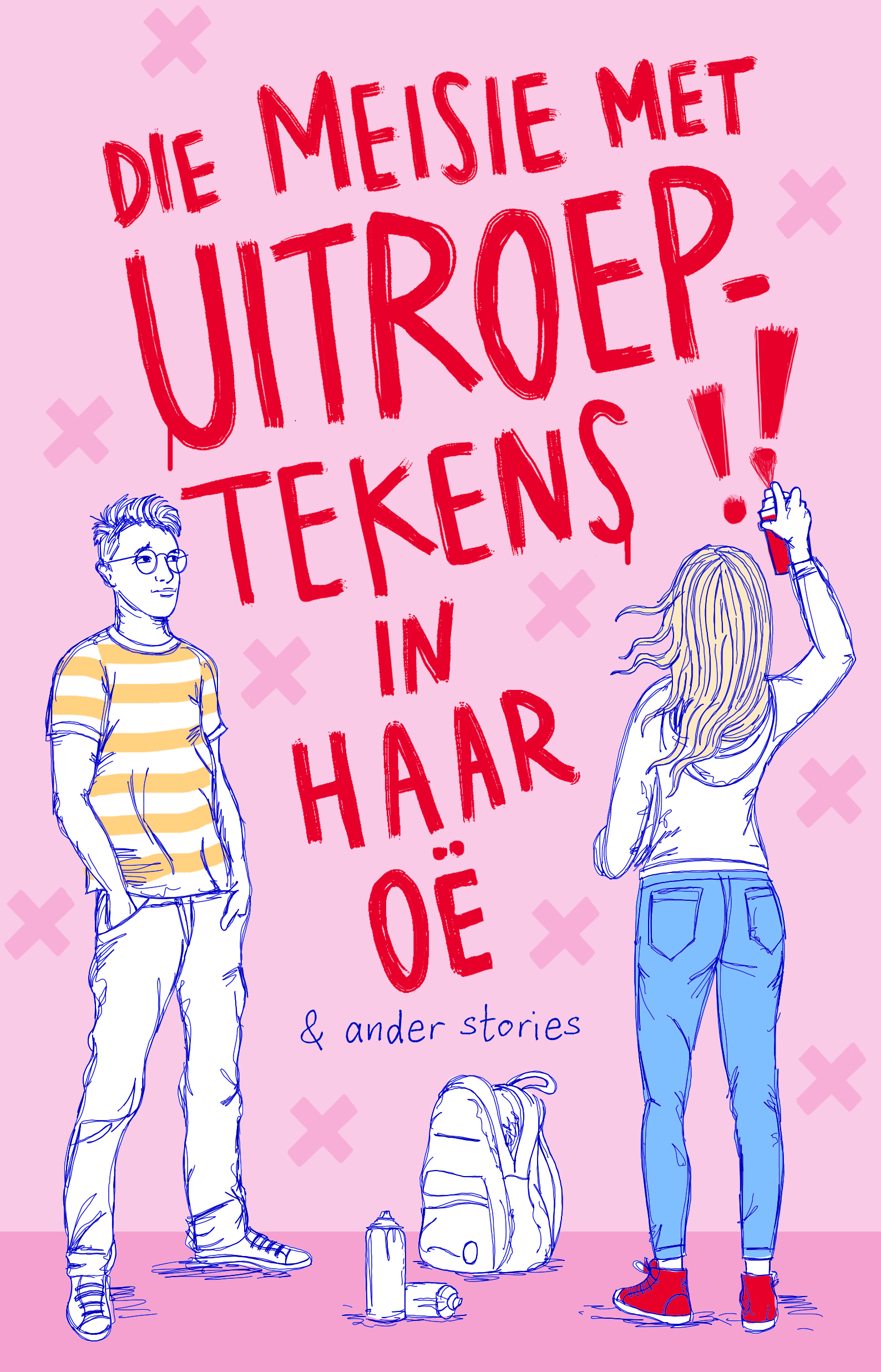Book cover for Die meisie met uitroeptekens in haar oë