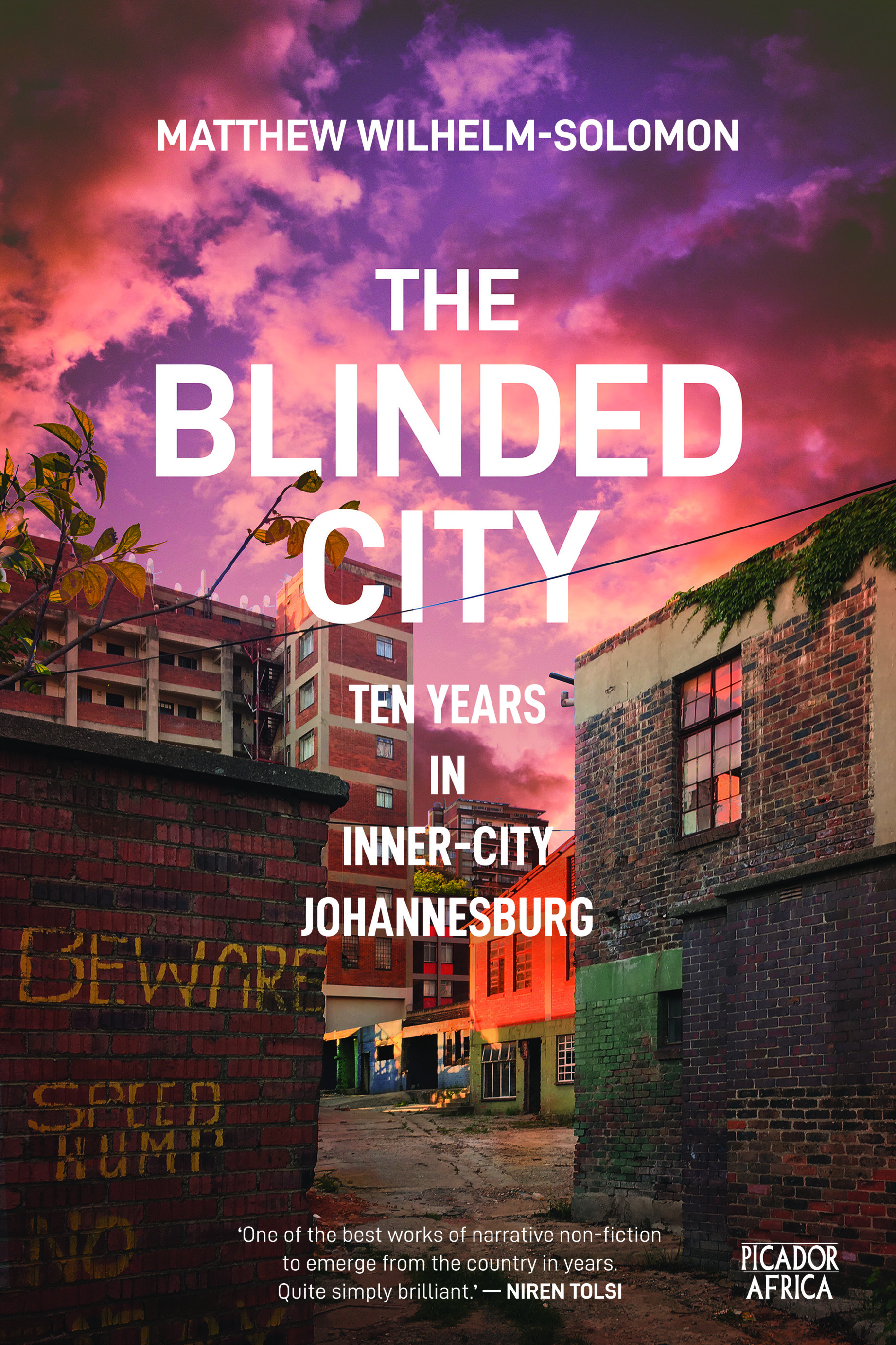 Book cover for The Blinded City