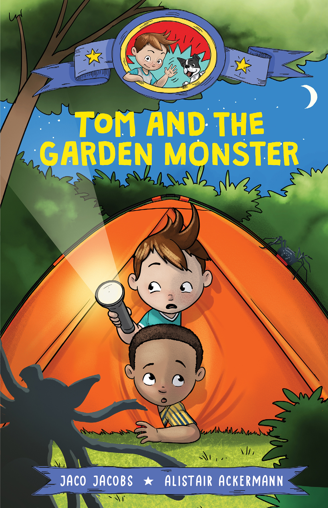 Book cover for Tom and the garden monster