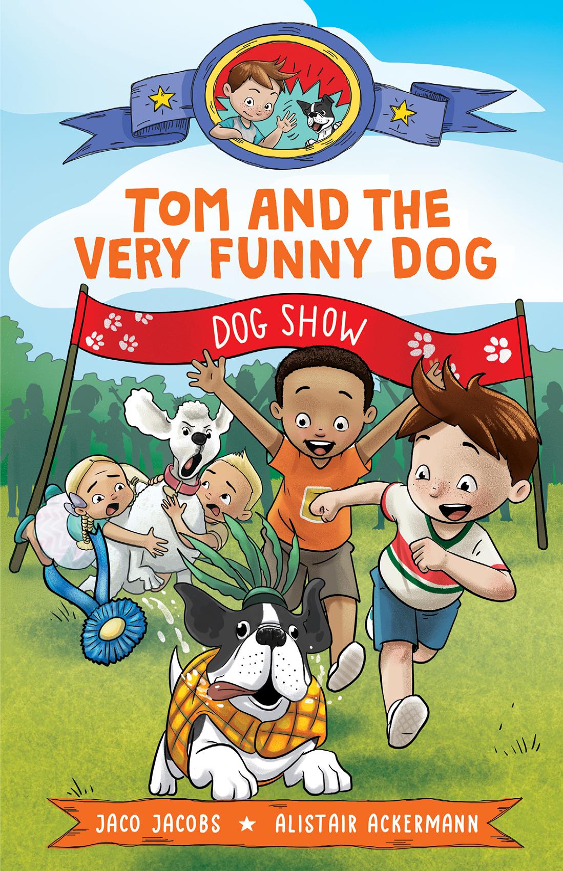 Book cover for Tom and the very funny dog