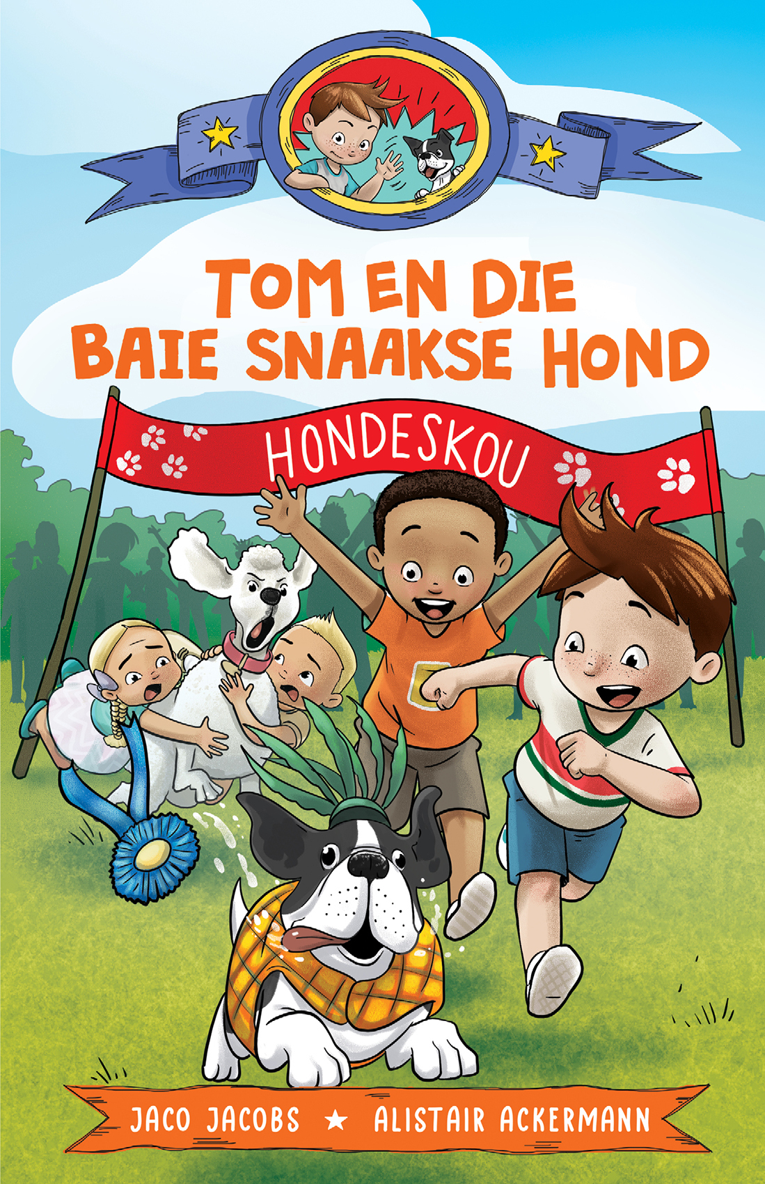Book cover for Tom en die baie snaakse hond