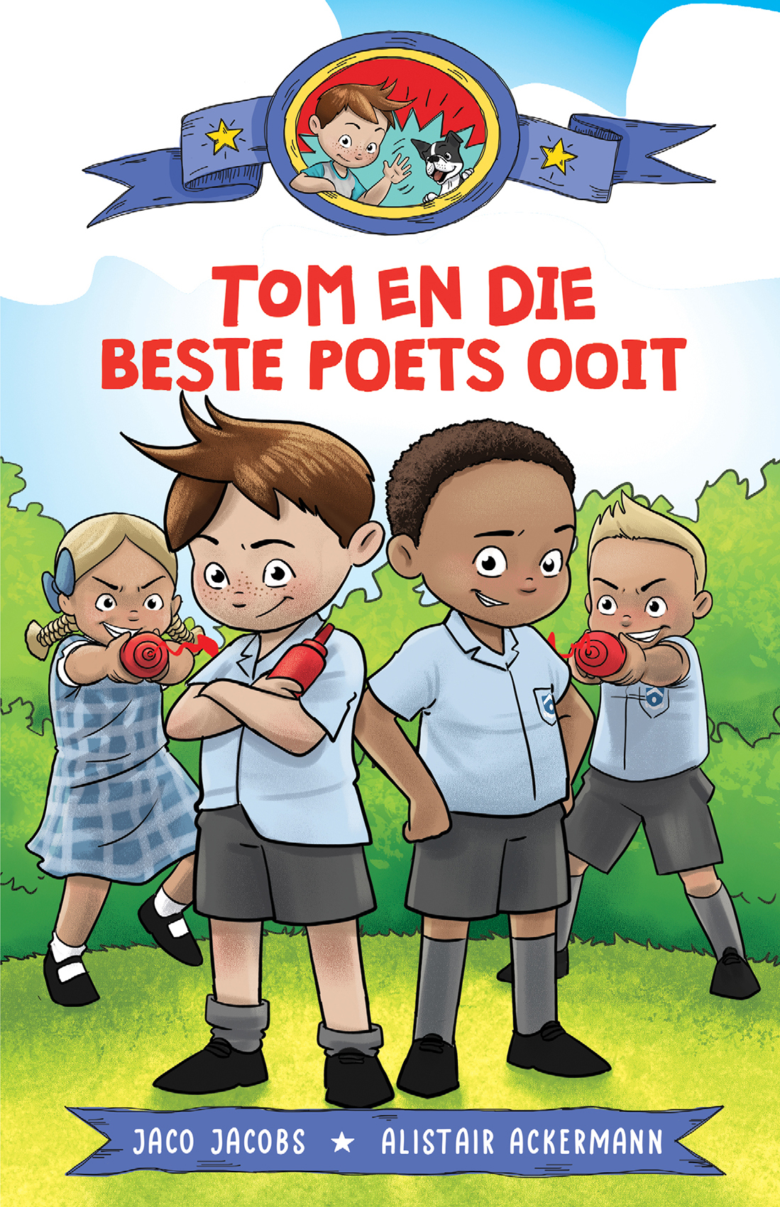 Book cover for Tom en die beste poets ooit