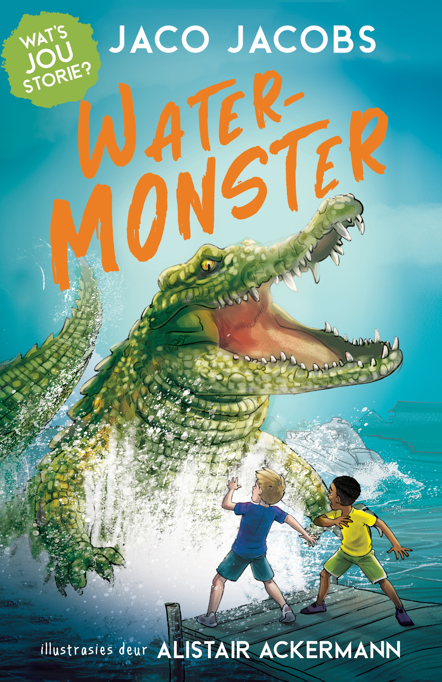 Book cover for Wat’s jou storie? Watermonster