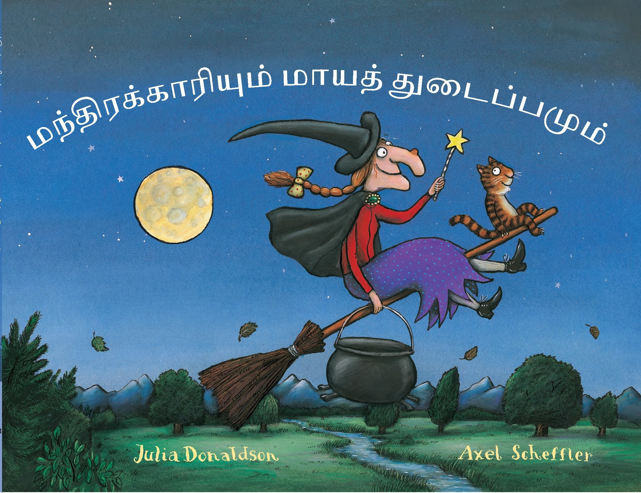 Book cover for Room on the Broom (Tamil)