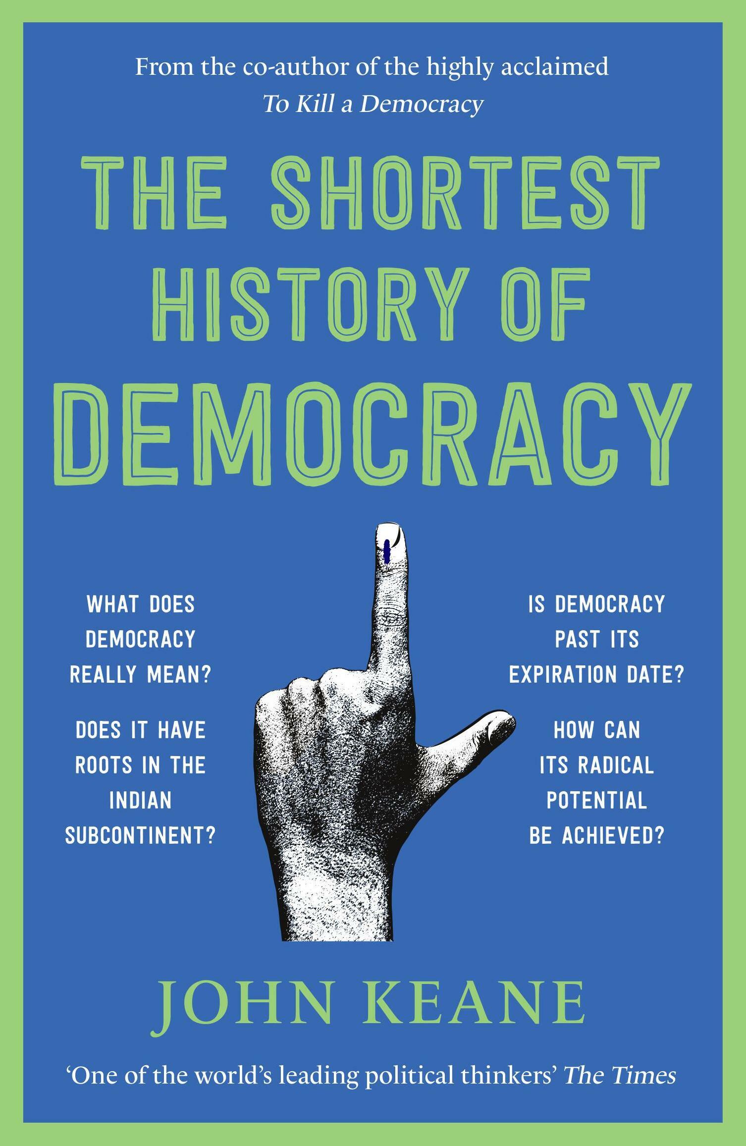 Book cover for The Shortest History of Democracy