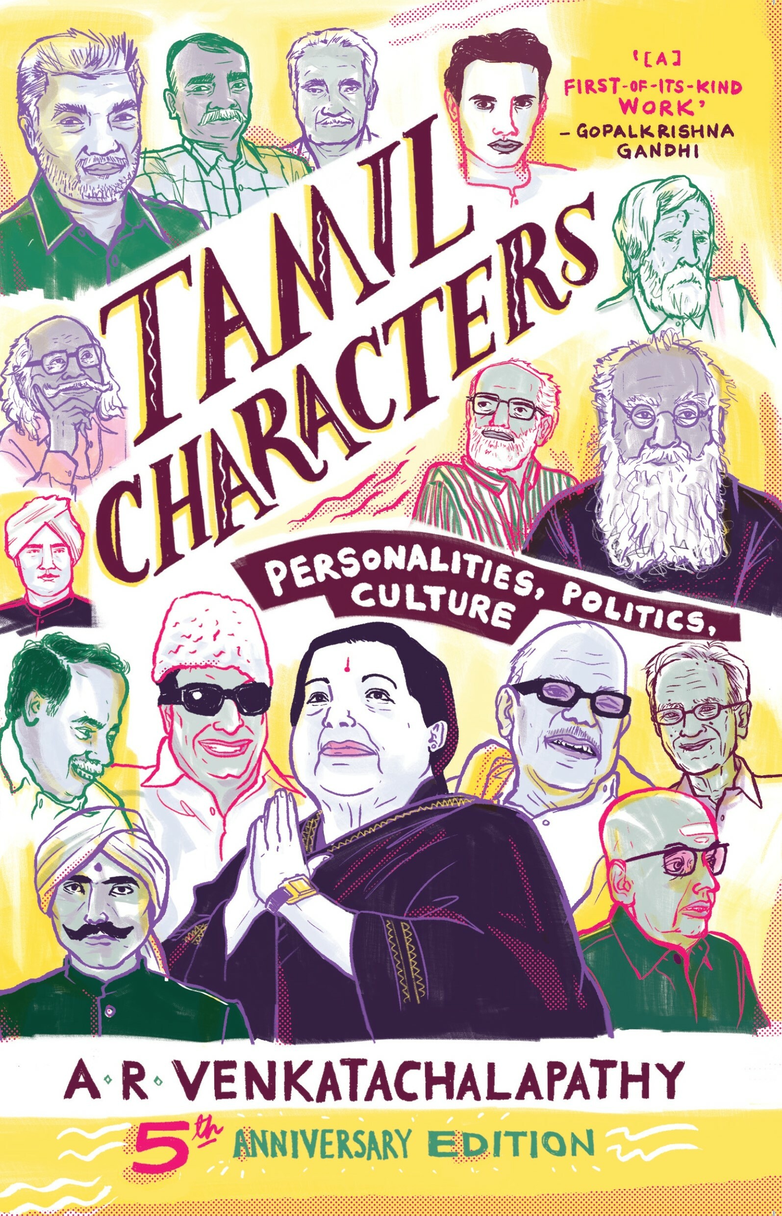 Book cover for Tamil Characters: 5th Anniversary Edition
