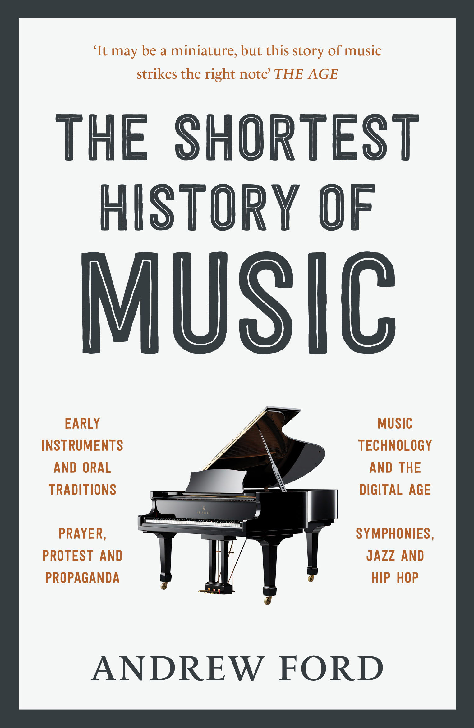 Book cover for The Shortest History of Music