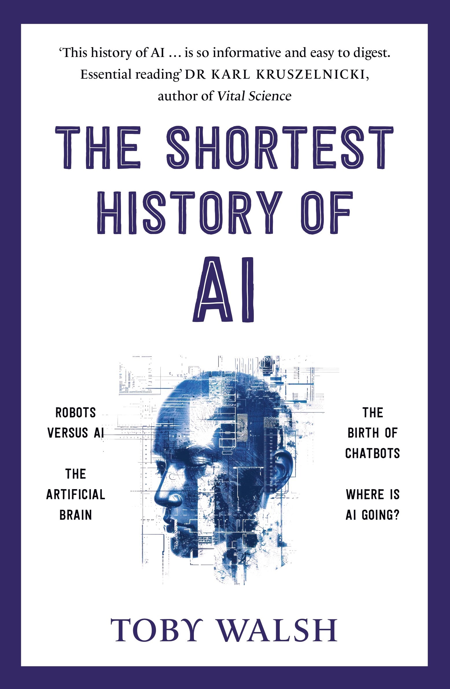 Book cover for The Shortest History of AI