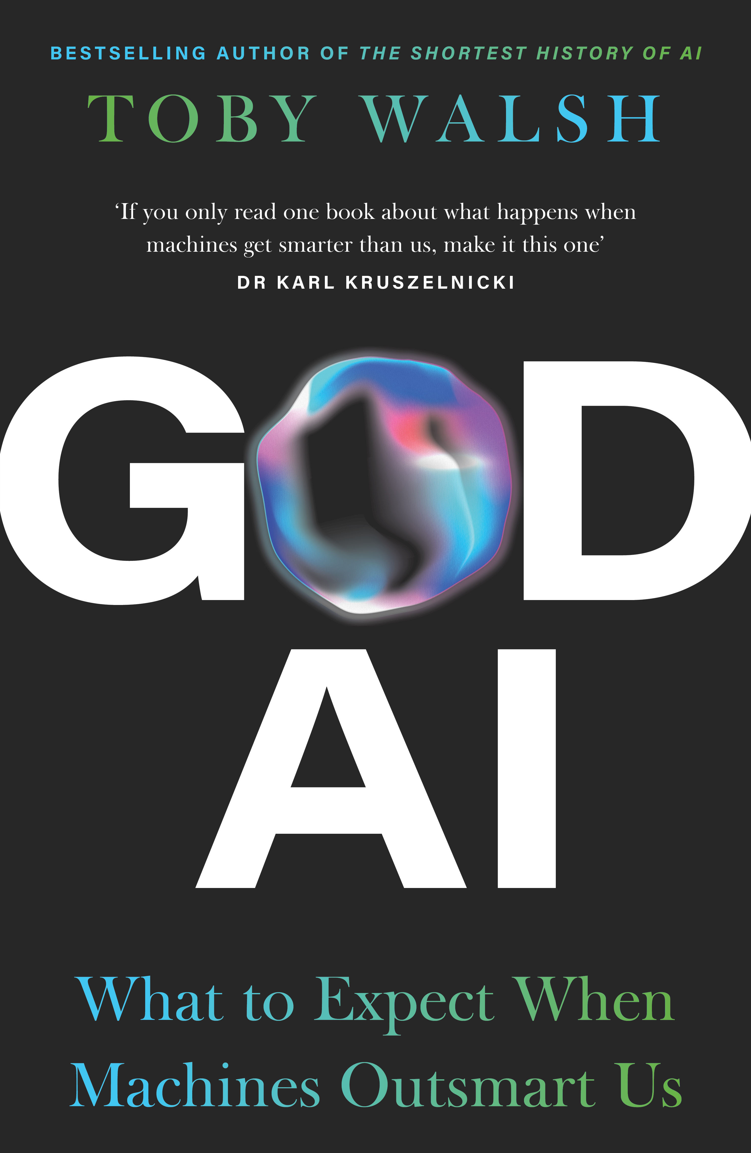 Book cover for God AI
